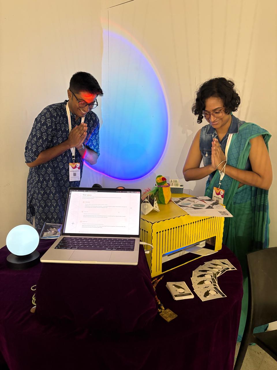 The creators of Klimate Kundli—Nithya & Arko